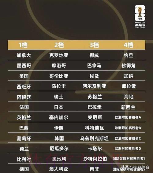 世界杯抽签直播全程直击,精彩分组一览无余! 世界杯抽签直播全程直击,精彩分组一览无余!